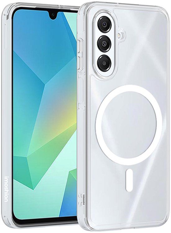 imoshion Hoesje - Geschikt voor Samsung Galaxy A17 (5G) / A17 (4G) - Protective Backcover met Magnetische Ring - Transparant