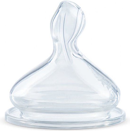 NUK First Choice Flesspeen S1 Medium - 2 stuks
