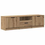 vidaXL Tv-meubel Artisan Eiken 140x35x40 cm