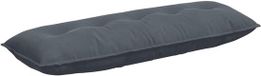 vidaXL Coussin de dossier Gris foncé 140 x 50 cm Tissu velours côtelé