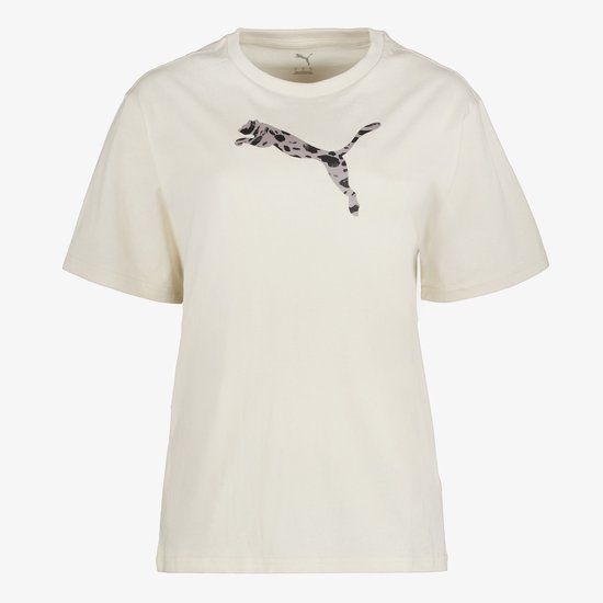 Puma ESS Graphic Animal Relaxed dames T-shirt beige