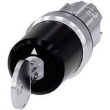 Siemens 3SU10505PP010AA0 3SU1050-5PP01-0AA0 Commutateur à clé 2 x 45 ° IP66, IP67, IP69/IP69K 1 pièce