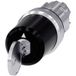 Siemens 3SU10505PP010AA0 3SU1050-5PP01-0AA0 Commutateur à clé 2 x 45 ° IP66, IP67, IP69/IP69K 1 pièce