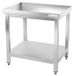 GOLDINOX Inox plan de travail, 800 x 600 mm, PREMIUM