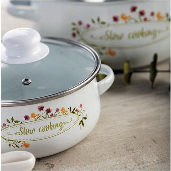 Quid Memory - Kookpot - 24 cm - Geëmailleerd Staal