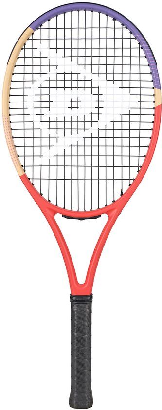 Dunlop TRISTORM TEAM 100 G1 Tennis Racket - Red/Peach/Purple