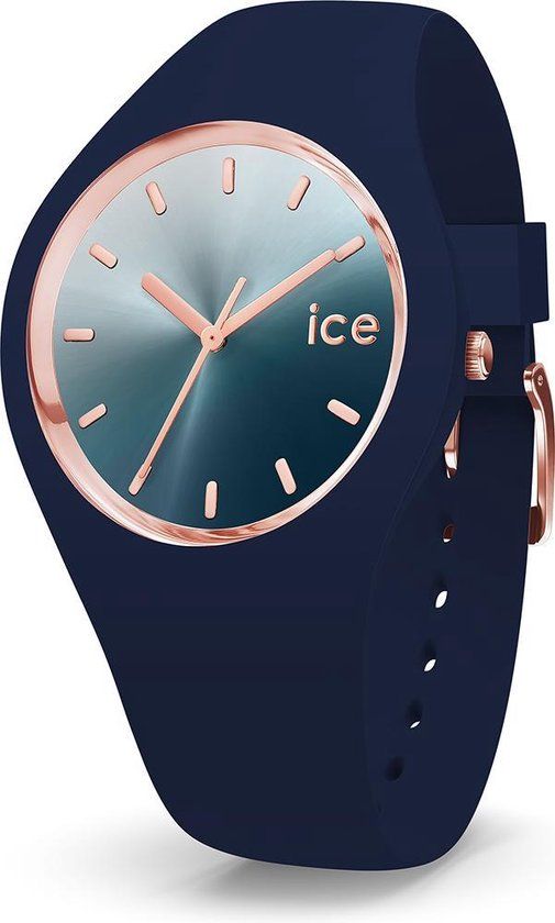 Ice-Watch Sunset IW015751 - Blauw siliconen dameshorloge - 40 mm