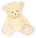 Bellydou ours en peluche, 90 cm, beige, très doux et lavable