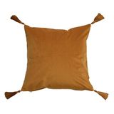 Chic Home Velvet kussensloop CRISTIANO 45x45 cm mosterd