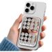 AhaStyle Support de téléphone WG206 à ventouse en silicone avec miroir intégré - Transparent