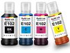 Epson Cartouche d'encre, pack de 4, convient pour Epson ET-2850, ET-2750, ET-15000
