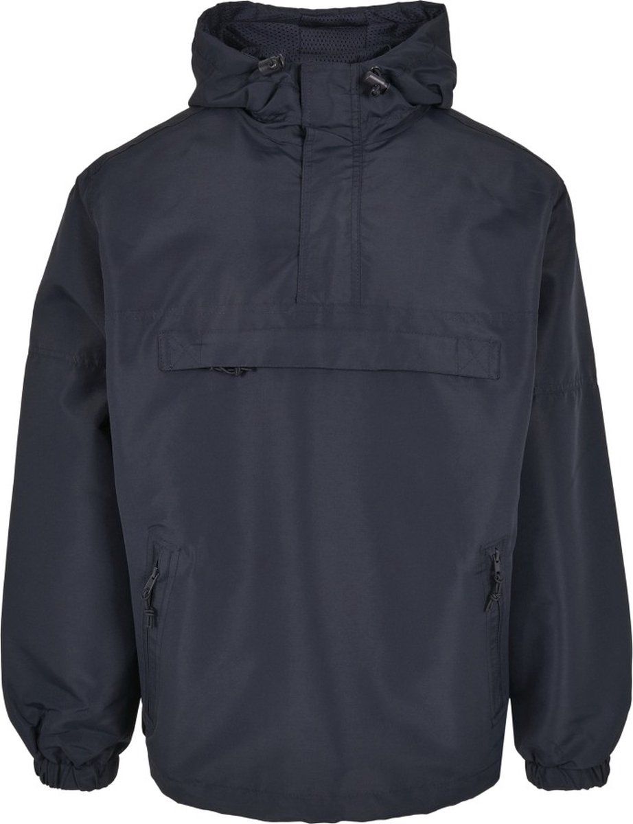 Brandit Summer Windbreaker regenjas anorak maat S tot 5XL, Navy Blauw