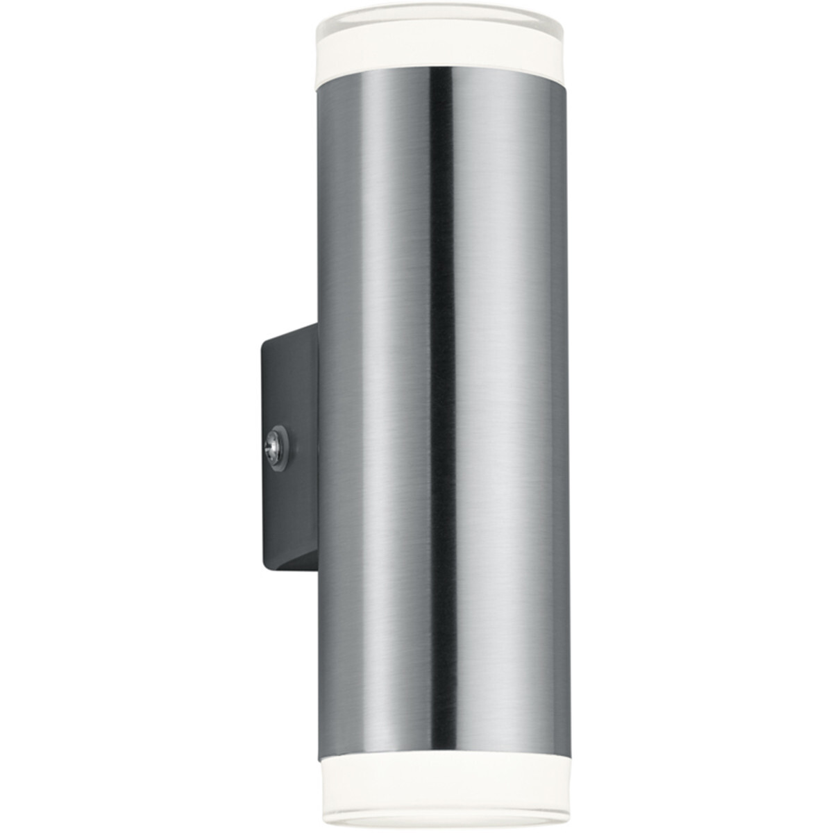 BES LED LED Tuinverlichting - Tuinlamp - Trion Arinat - Wand - 2-lichts - 4W - Warm Wit 3000K - Rond - Mat Nikkel - Aluminium