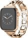 By Qubix - Metalen quick-release ketting band - Rosé / champagne goud - Geschikt voor Apple Watch 38mm / 40mm / 41mm / 42mm