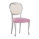 Eysa Verpakking met 2 bi-elastische stoelhoezen zonder rugleuning, kleur: roze, design Harlem