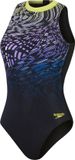Speedo Dames ECO+ Printed Hydrasuit Badpak Multi - Maat 44