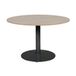 Schaffenburg Linesto vergadertafel rond zwart frame kersen licht blad 120 cm breed