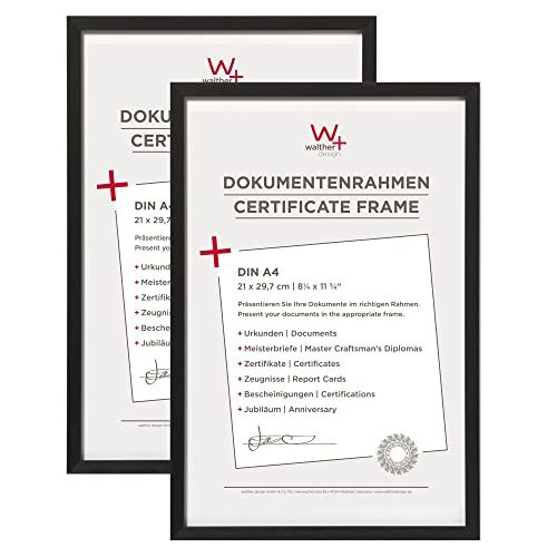 Walther Design Chair fotolijst - zwart - 21 x 29,7 cm (DIN A4)