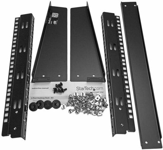 StarTech.com 8U Desktop Rack Server Cabinet - Black