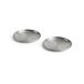 HAY Assiette Outdoor Market Acier inoxydable, Ø13,5 cm, lot de 2