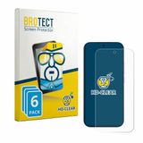 BROTECT Screenprotector voor Xiaomi 17T - Folie Beschermfolie transparant 6 Stuks