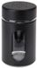 Excellent Houseware Peper en Zoutstrooier - glas - zwart - 94 ml
