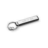 Volkswagen 000087010CFYPN Sleutelhanger met GTX belettering, zilver/zwart, metaal