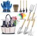 Unyqoos ® Complete 23-Delige Tuinset met Handschoenen en Draagtas voor Tuinliefhebbers