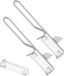 Merkloos Westmark Universele dunschillers - 2 stuks - zilver - staal