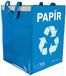 SIXTOL EASY PAPER Afvaltas voor gescheiden afval Blauw 36 l