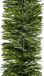 Decoris Kerstslinger - 5x - guirlande - groen - glanzend lametta - 270 cm - kerstversiering