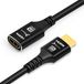 Reagle HDMI 2.1 Verlängerung 0,5 m HDMI Extender Kabel 8K 60Hz 4K 120Hz pour PS5 Xbox Series X Gaming Monitor PC RTX 4090 VRR G Sync 48Gbps Noir