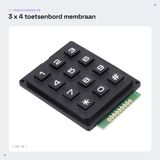 Merkloos / Sans marque Dailygoods - 3x4 Toetsenbord - Zwart