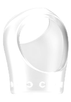 Sono - No.45 - Cock Ring with Ball Strap - Translucent