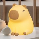 Fischer & Honsel Piggy - veilleuse - 10 x 11 x 12 cm - 0,5W LED RGBW incl. - marron