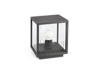 Faro 70772 Buitenverlichting Buitensokkel/lantaarnpaalverlichting E27 Donkergrijs Aluminium IP54 Klasse I