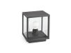Faro 70772 Buitenverlichting Buitensokkel/lantaarnpaalverlichting E27 Donkergrijs Aluminium IP54 Klasse I