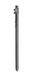 Gravity GSP2332B speaker steun Paal Staal Zwart