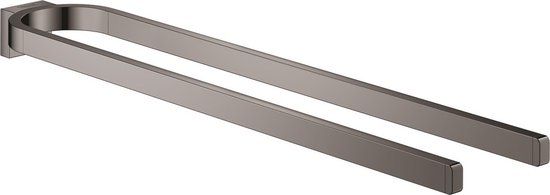 GROHE Selection Handdoekhouder Dubbel - Hard Graphite (donker grijs) - 36 cm