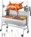 StarTech Spit Barbecue Rotisserie - Elektrisch Draaispit - Houtskool - 94 cm Spitlengte - 60 kg Draagvermogen - 7 Hoogtestanden - RVS