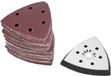 Merkloos / Sans marque Dailygoods Schuurpads 61-delige set - Schuurpapier driehoek 90 mm - Houder voor