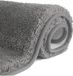 Bol Luxe Salle de bain Tapis - Tapis doux à poils longs antidérapant à séchage rapide - Gris - 70 x 120 cm