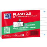 Oxford Flashcard Bristol 2.0 niet-geperforeerd - set a 50 assorti