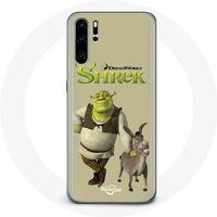 Maniacase Hoesje voor Huawei P30 Shrek en de Ezel Film