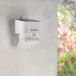 M Ledme Led-zonnelamp, wit, vlak, 1 W, voor buiten, met bewegingsmelder en schemeringssensor, IP44, zonnepaneel, gebruiksduur 6-8 uur, zonnelamp voor tuin, terras, ingang of gevel
