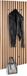 Mirrors and More - Kapstok Grace 125x50cm - Eikenlook - Trendy Kapstok - Kapstok met Latjes