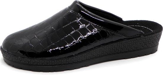Rohde Dames Pantoffel - Zwart - Maat 41