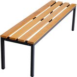 Furni24 Garderobebank 150 cm antraciet
