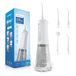 TUREWELL Draagbare tandheelkundige flosser, 310 ml met 5 modi, 4 sproeiers, IPX7 batterij waterdichte flosser voor thuis en op reis, verbetert de tandgezondheid