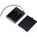 TRU COMPONENTS TC-13220684 Support de batterie Nombre de cellules : 4 AAA (crayon) Câble (L x l x H) 63 x 49 x 17 mm